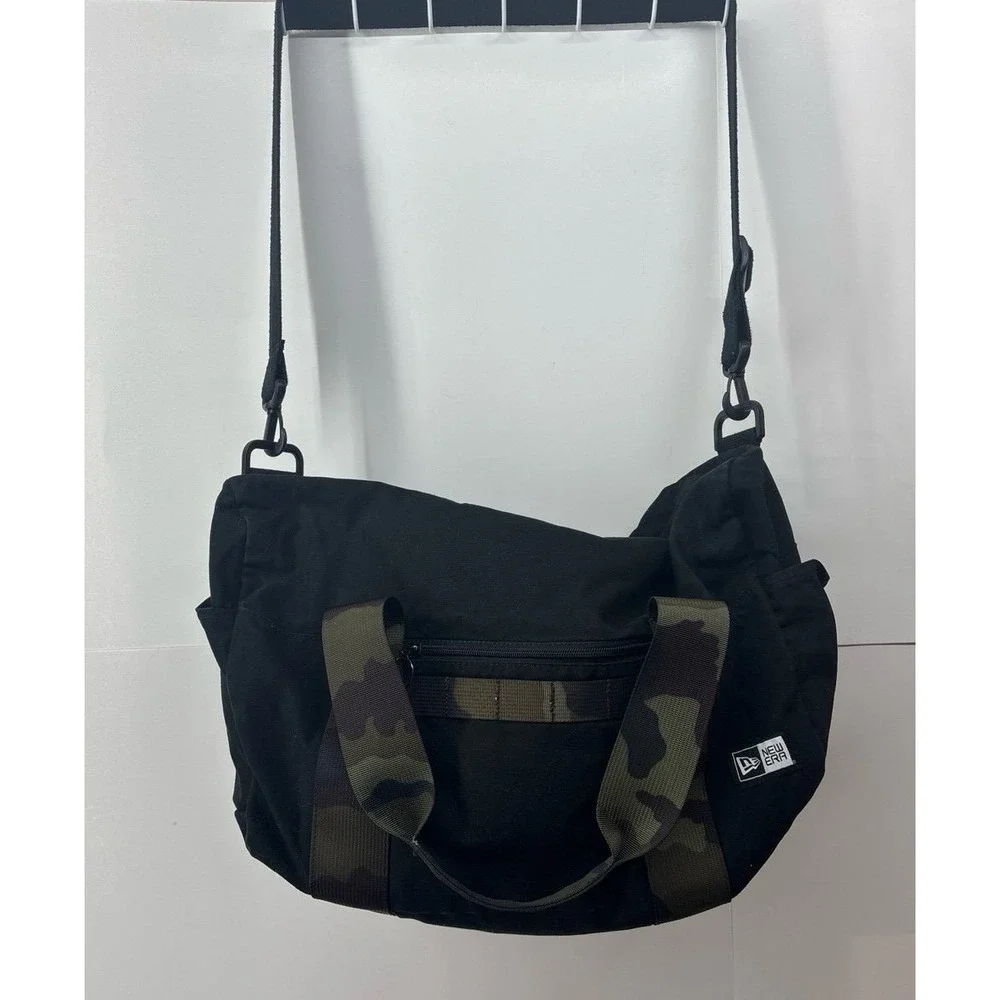 Black & Camo New Era Duffle Bag (9.5x10x17)